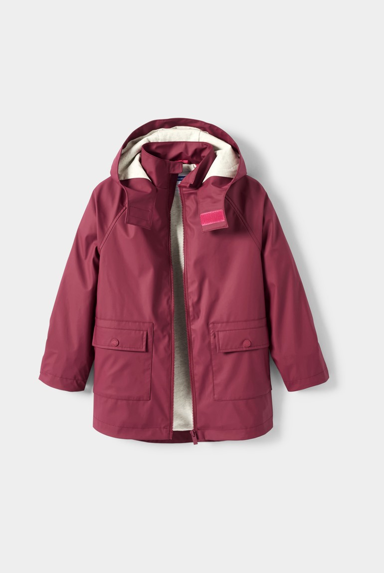 Veste imperméable beige irisé fille - Rose Valériane