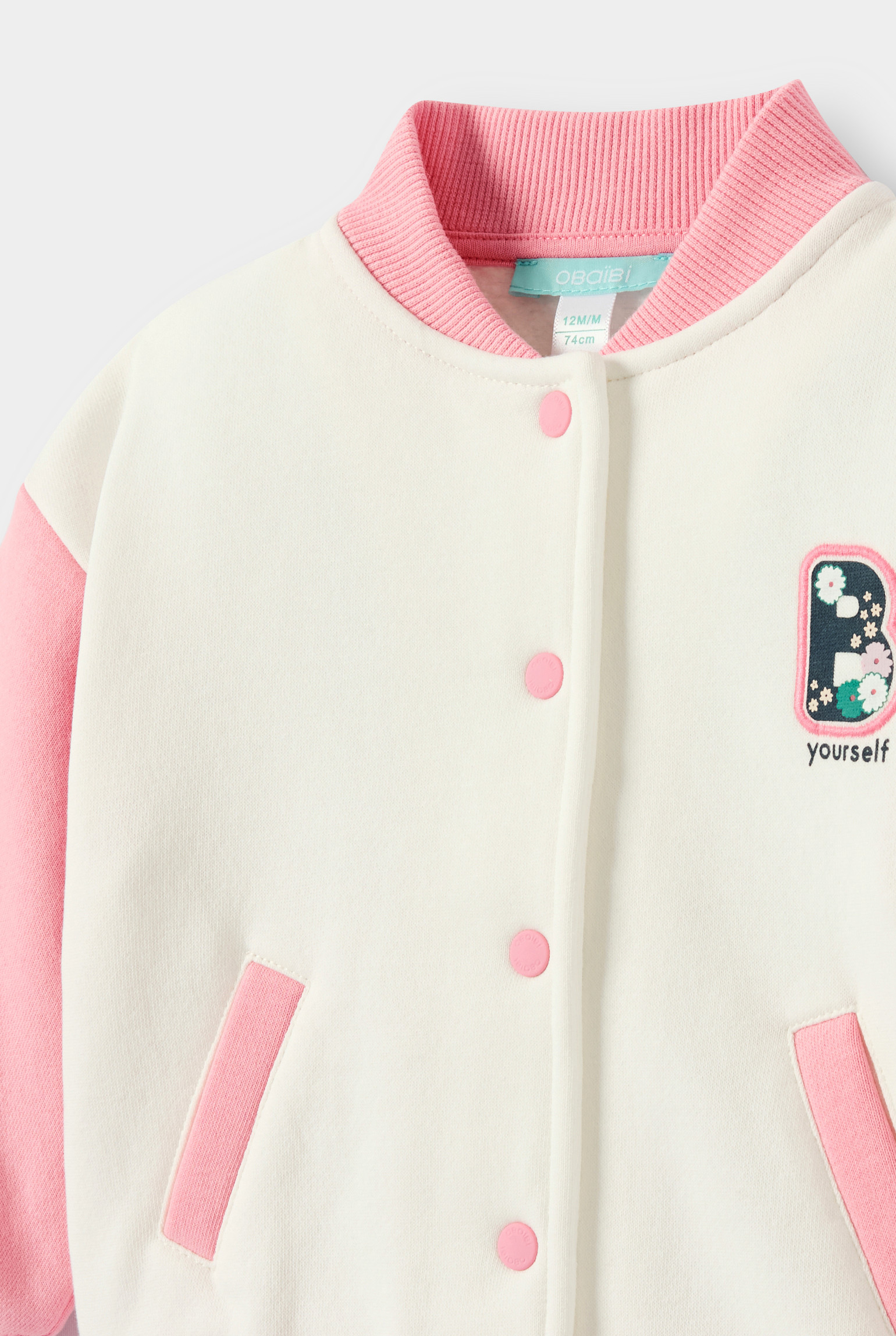 Blouson rose bébé fille - Rose blush