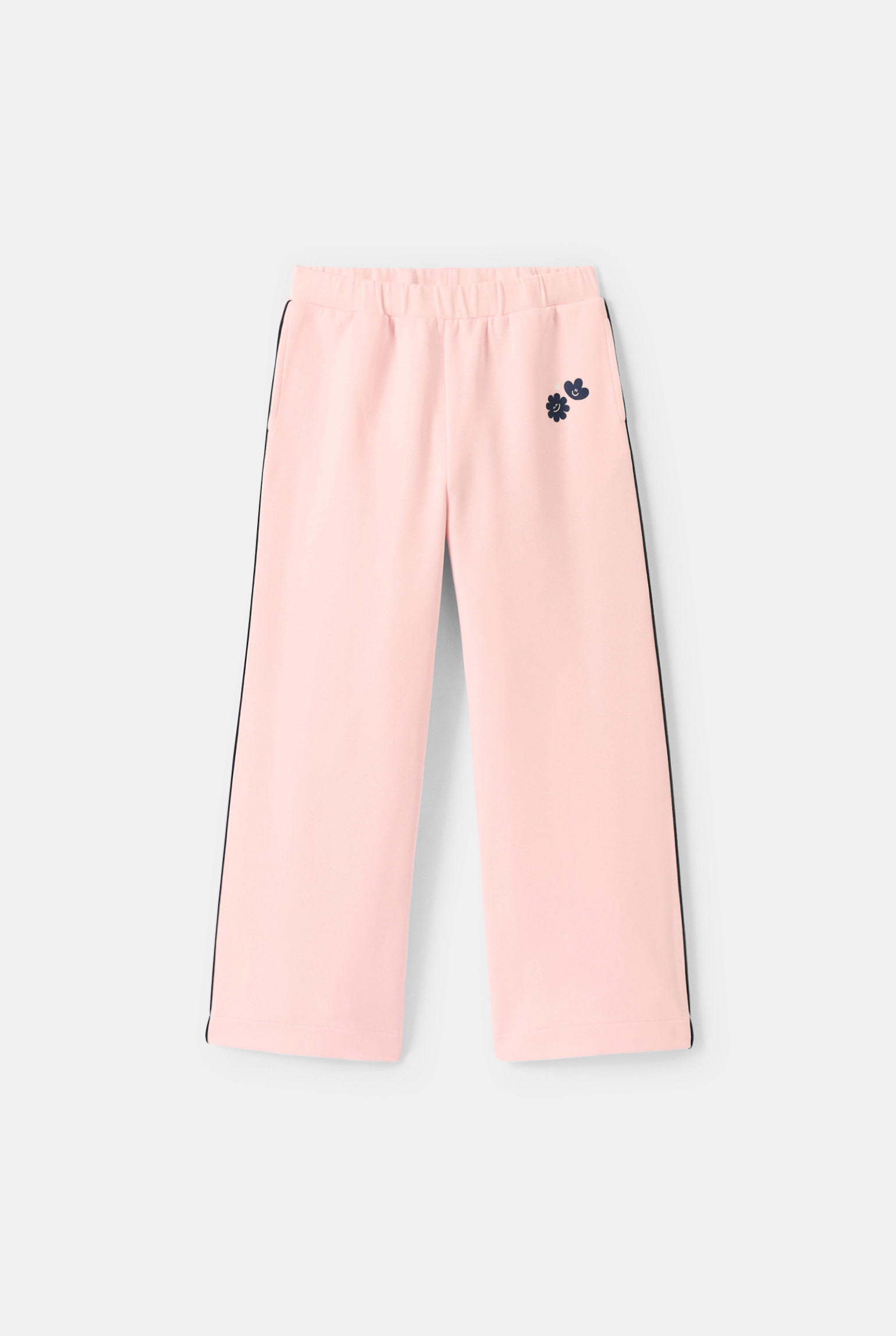 Jogging large vert fille - Rose pâle