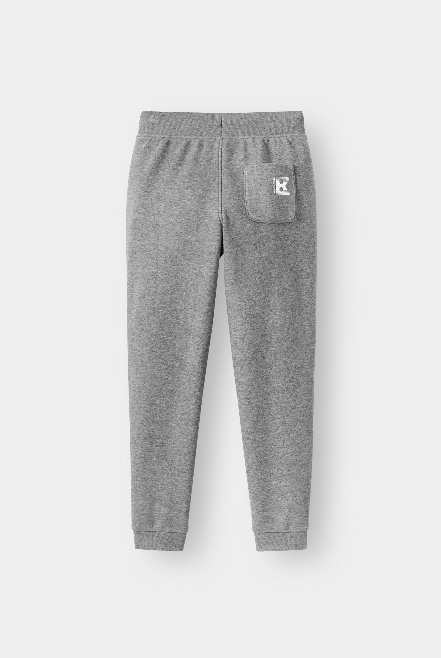 Jogging gris chiné garçon - Gris chiné moyen