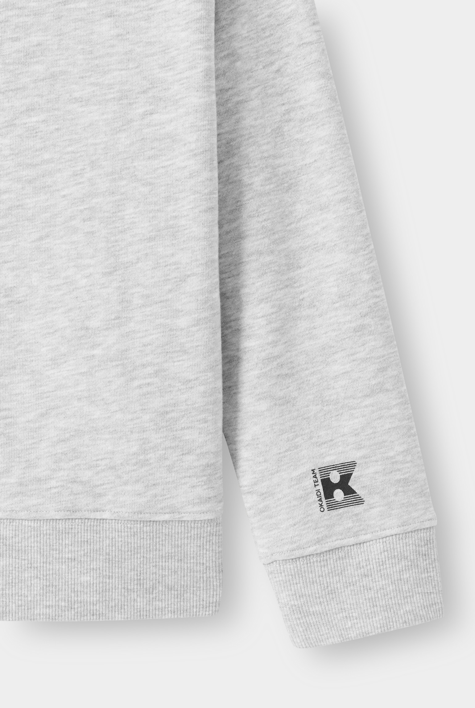 Sweat zippé à capuche vert - Gris Raton