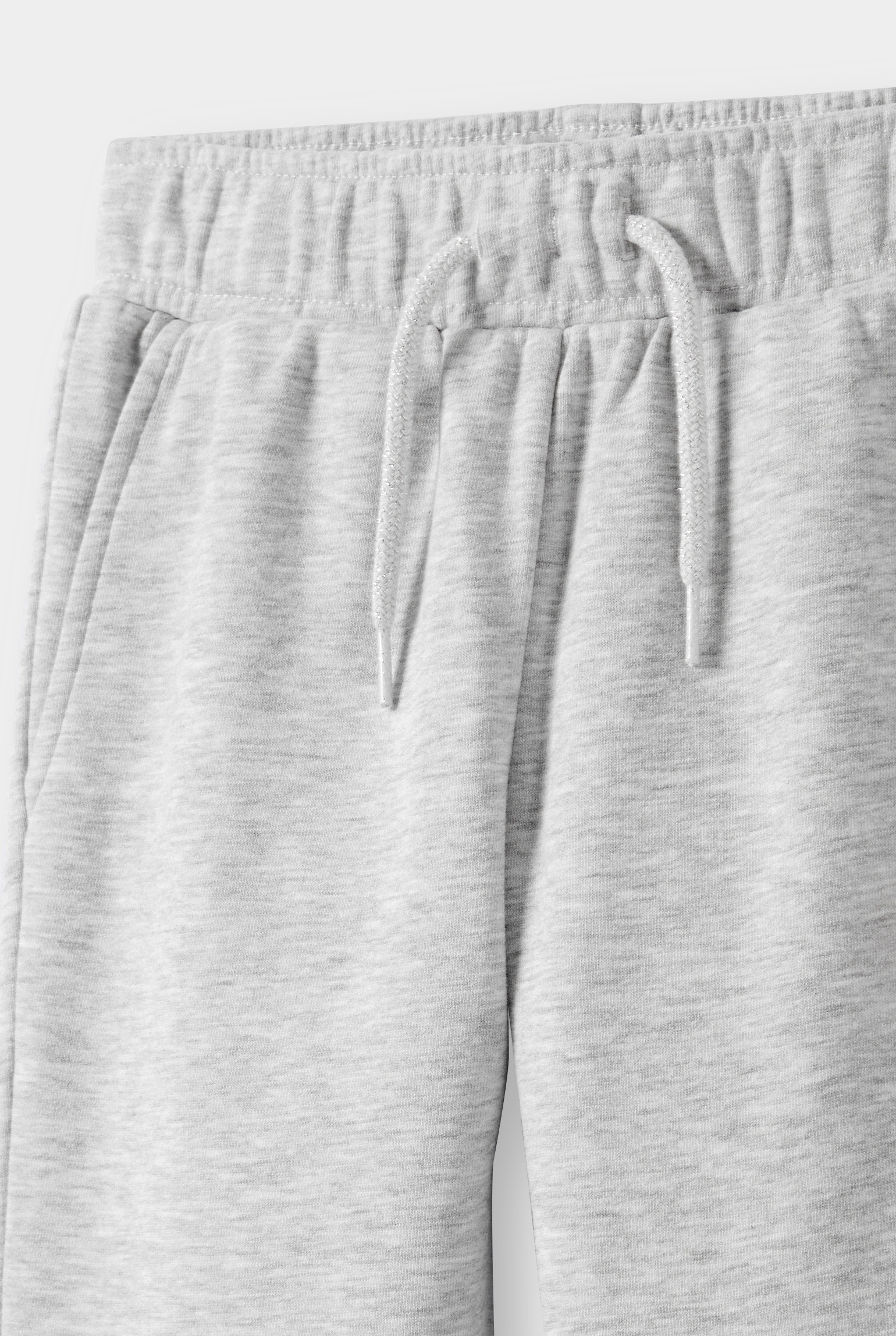 Jogging rose en molleton Fille - Gris Raton
