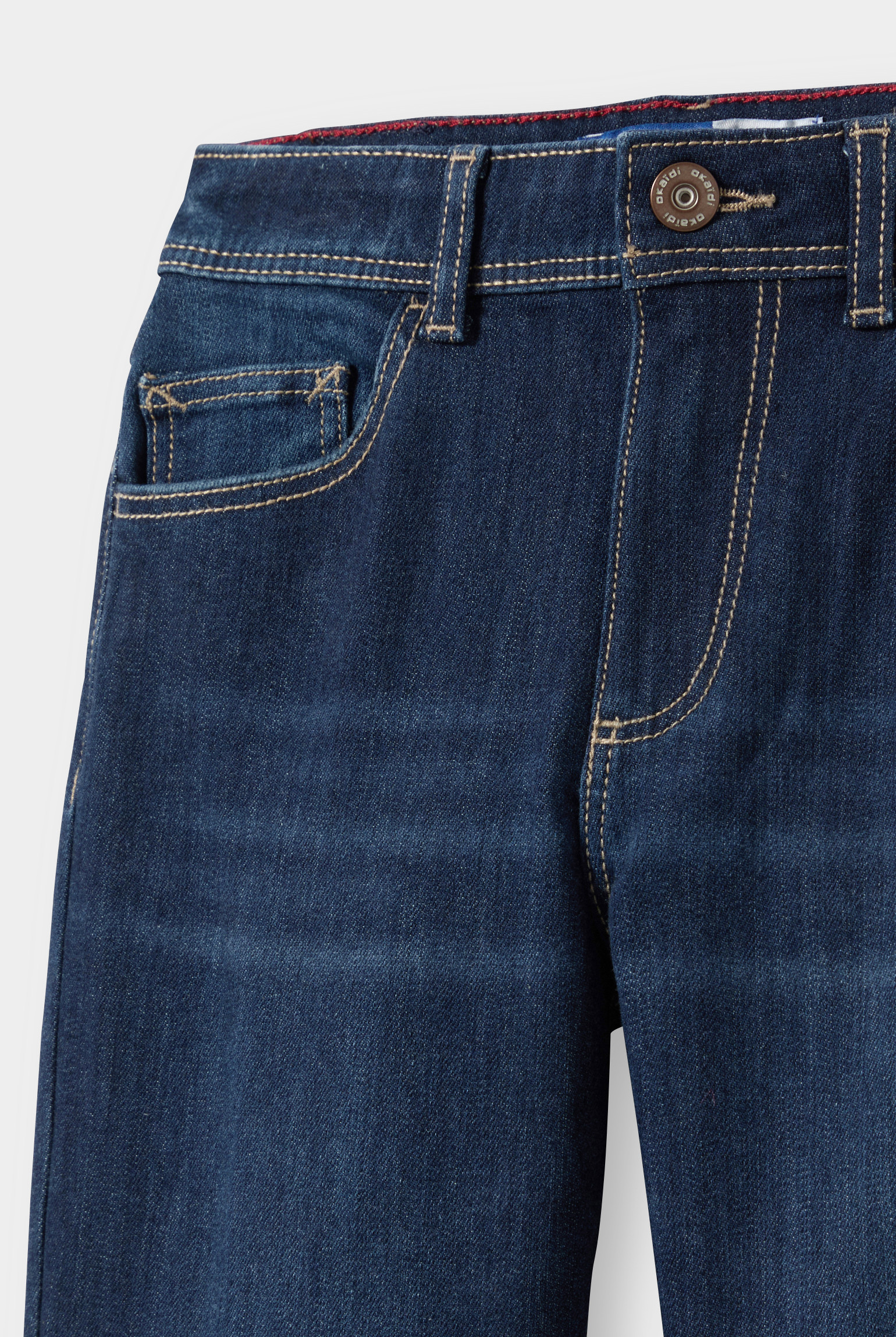 Jean droit bleu garçon - Denim Dark Blue
