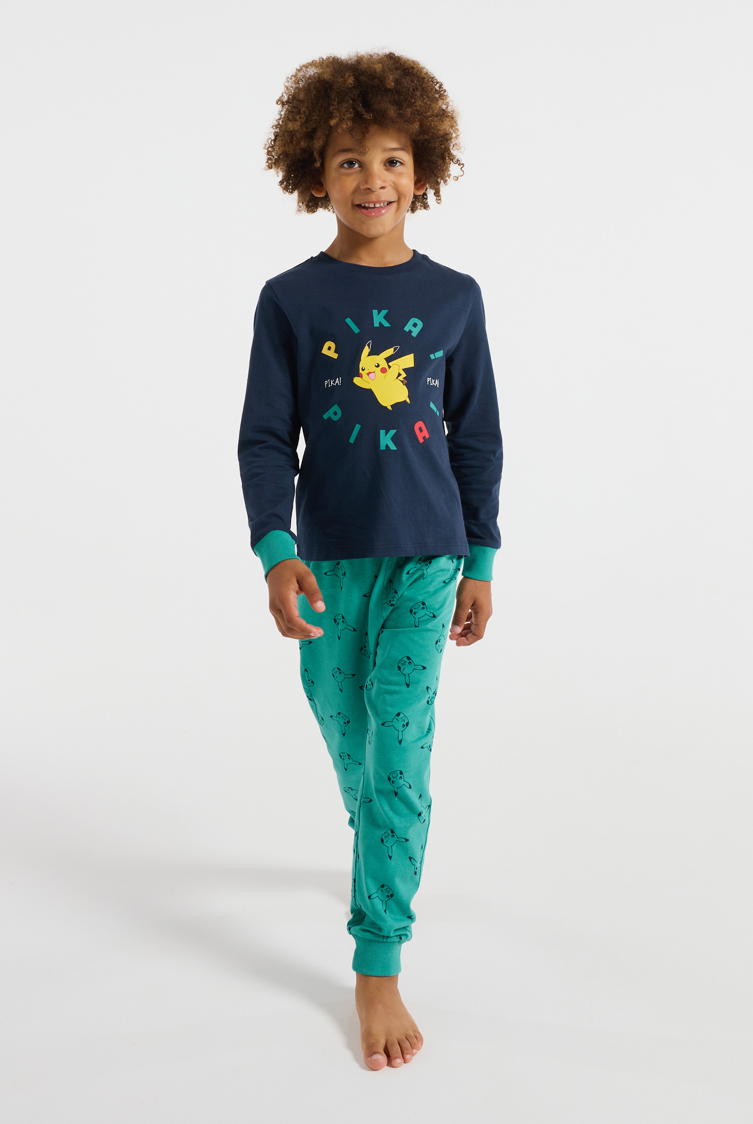 Pyjama Pikachu vert garçon - Vert Emeraude