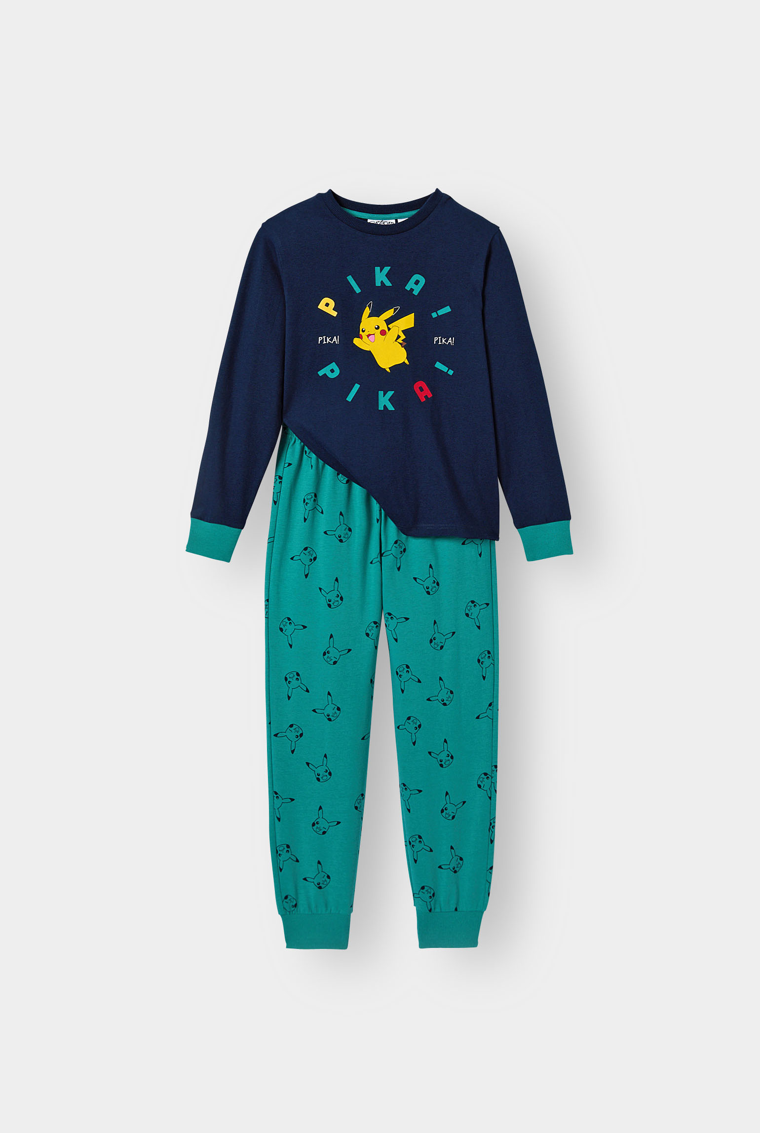Pyjama Pikachu vert garçon - Vert Emeraude