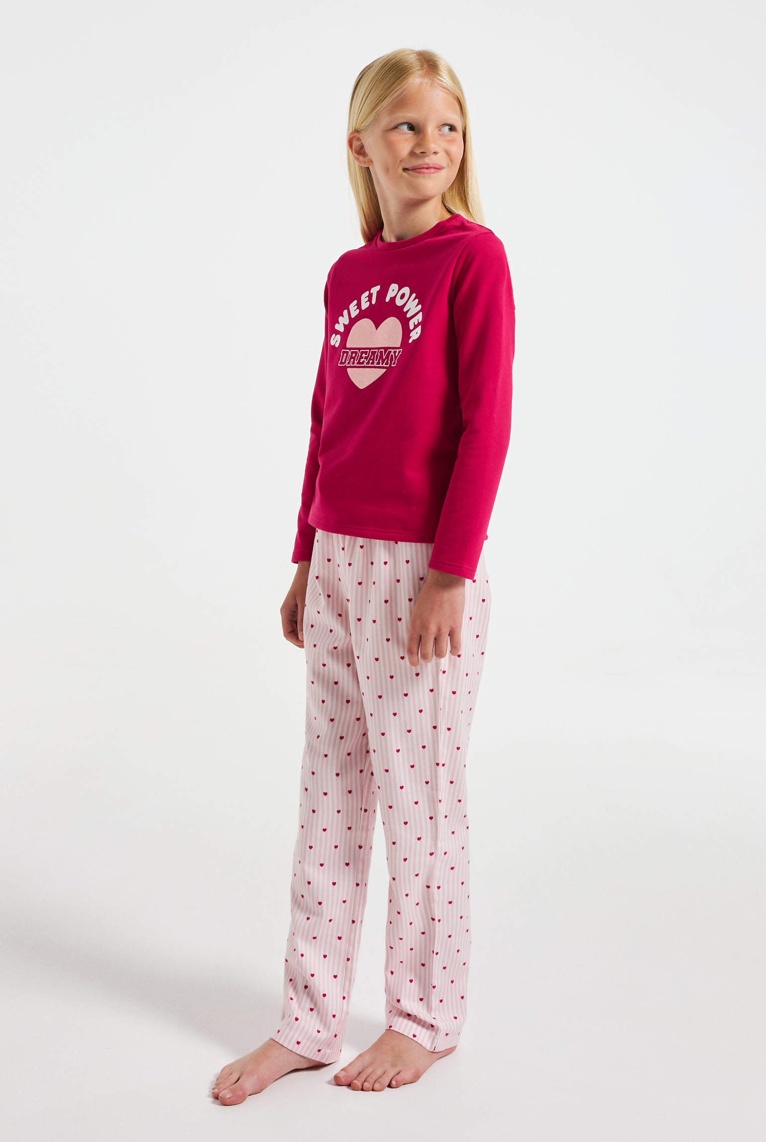 Pyjama rose fille - Rose Petunia