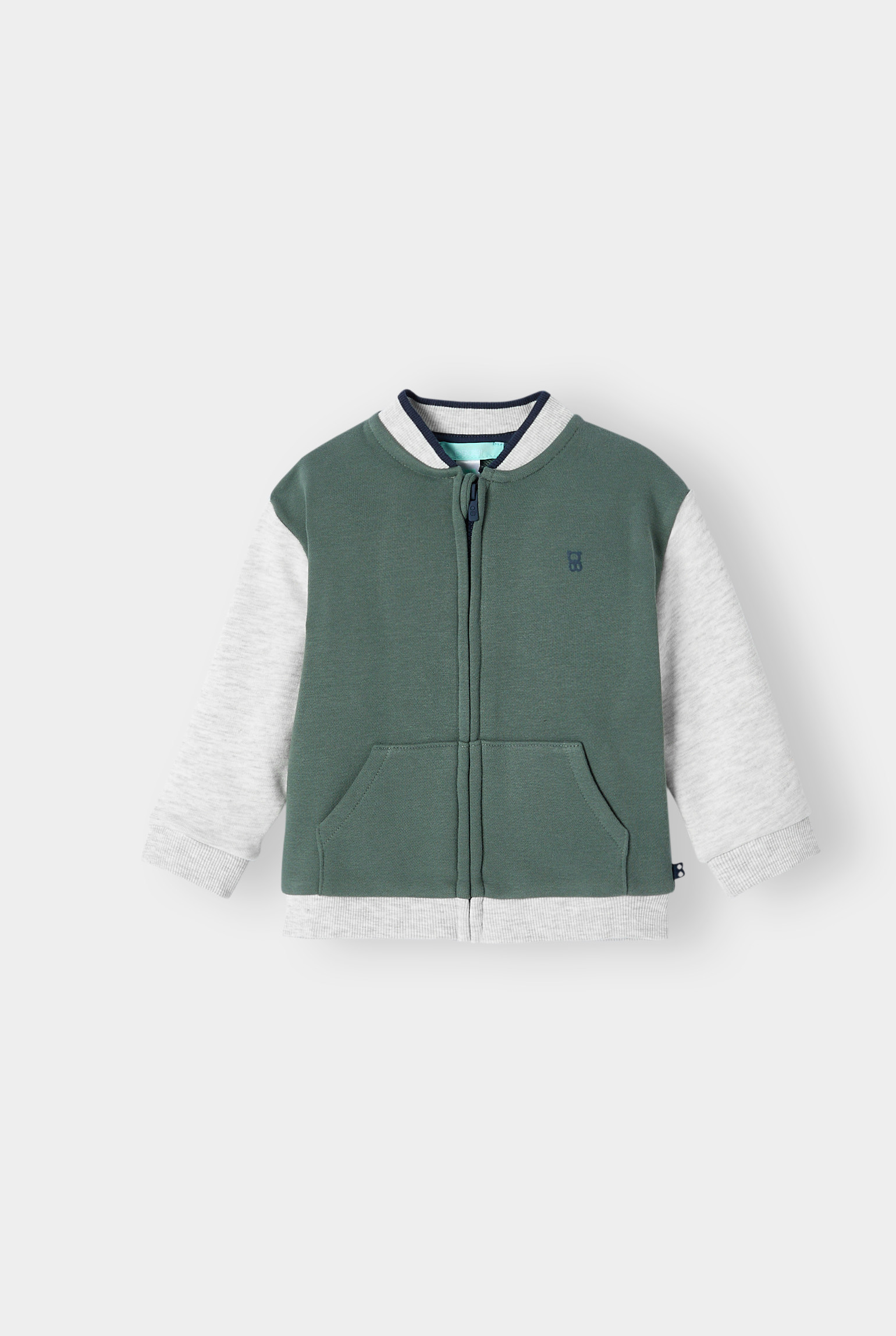 Blouson teddy vert garçon - Vert Cyprès