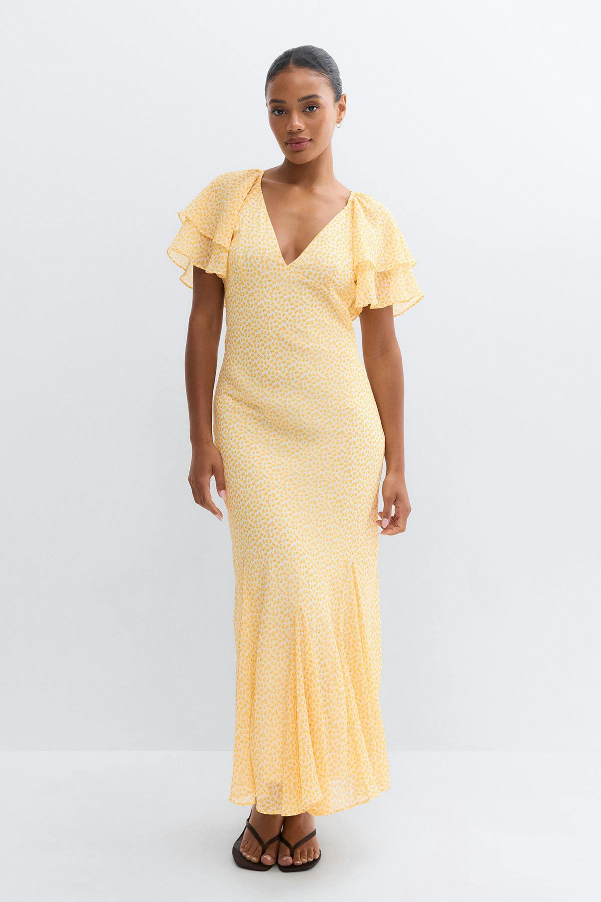 Flowy dress - Yellow