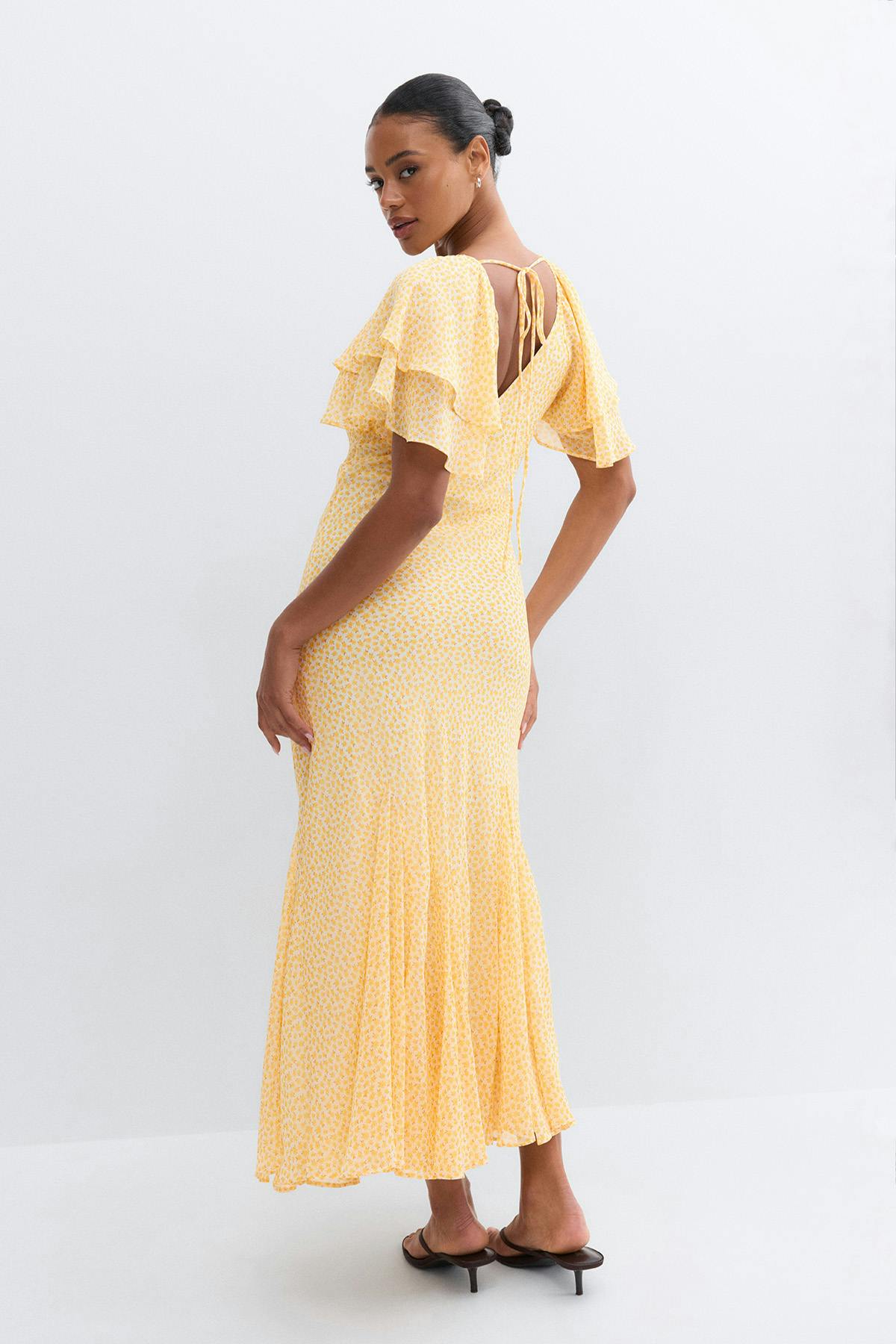 Flowy dress - Yellow