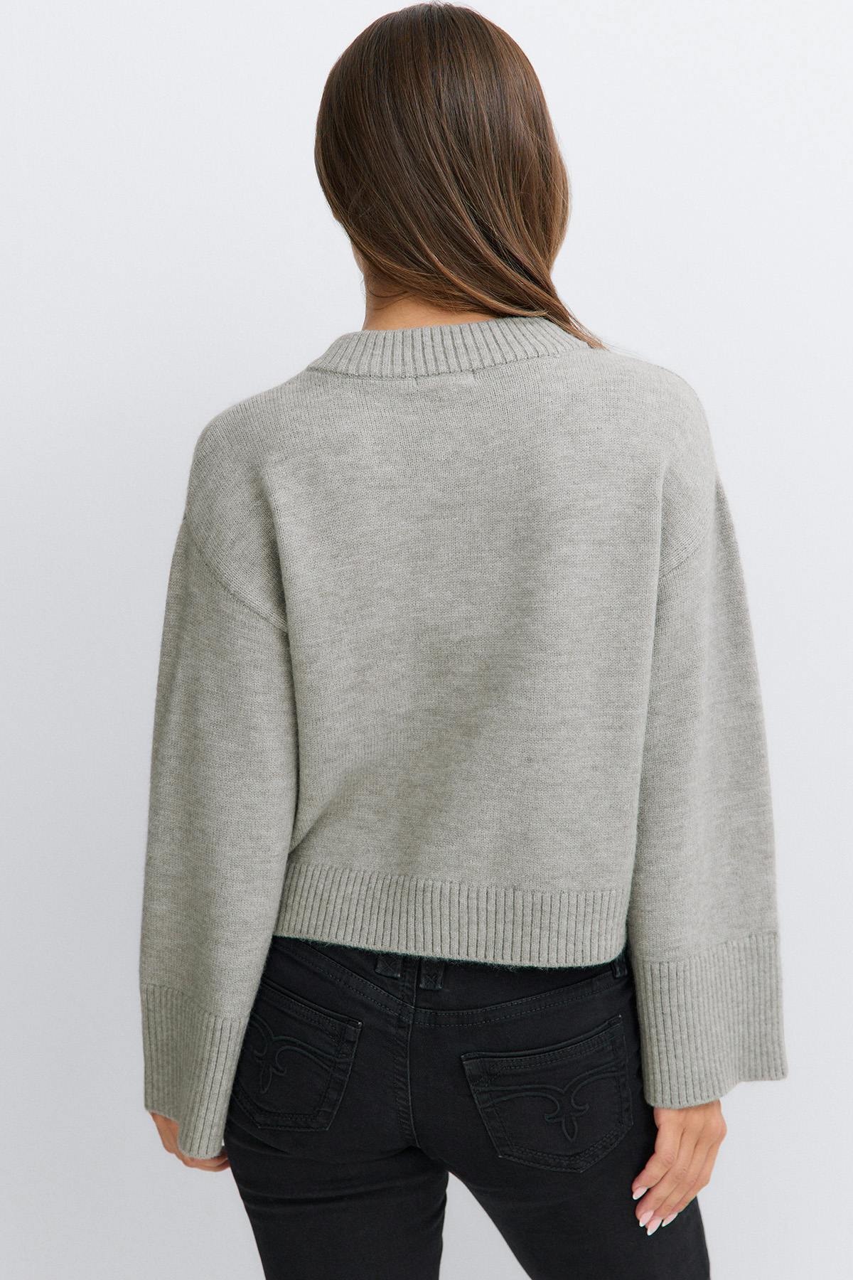 14+ knitted cardigan - Grey