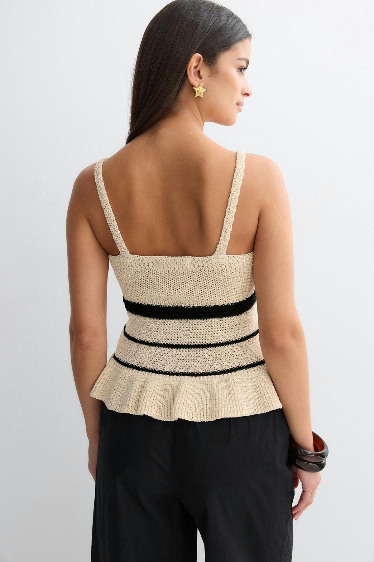 Knitted singlet - Black