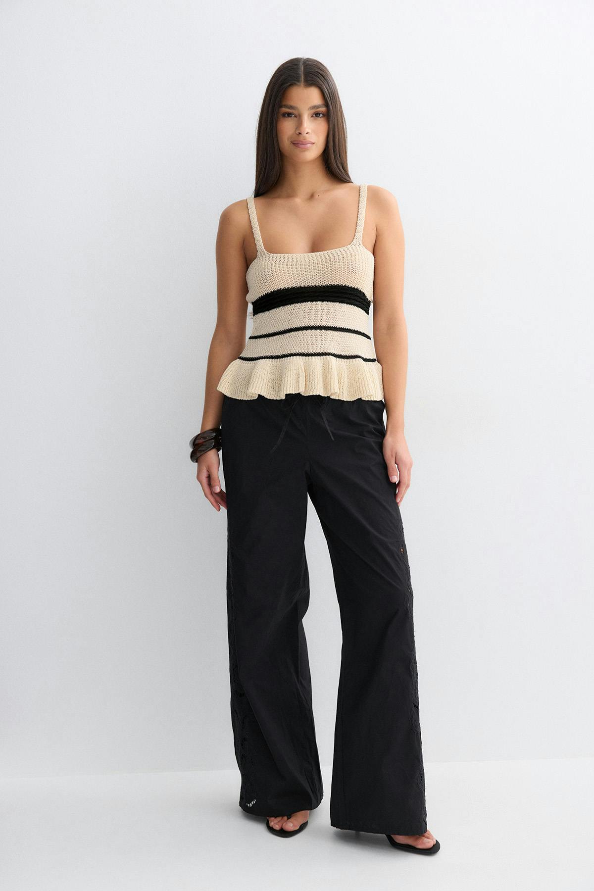 Knitted singlet - Black
