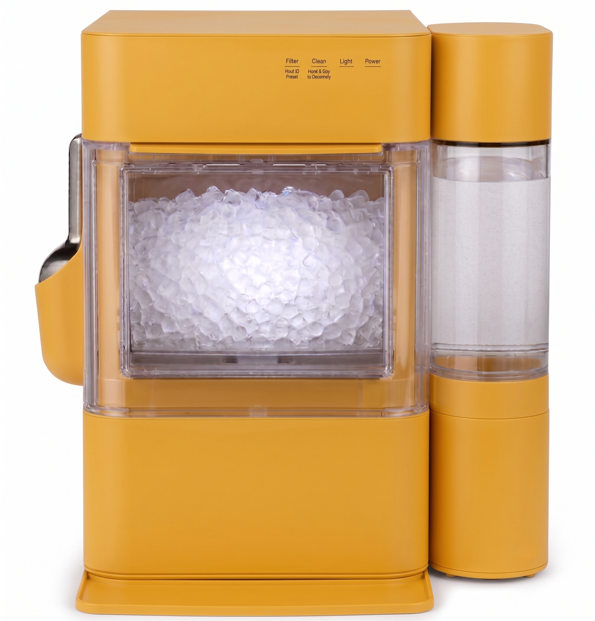 🔥Last Day Clearance🔥Ice Maker with Side Tank and Scale Inhibiting Filter