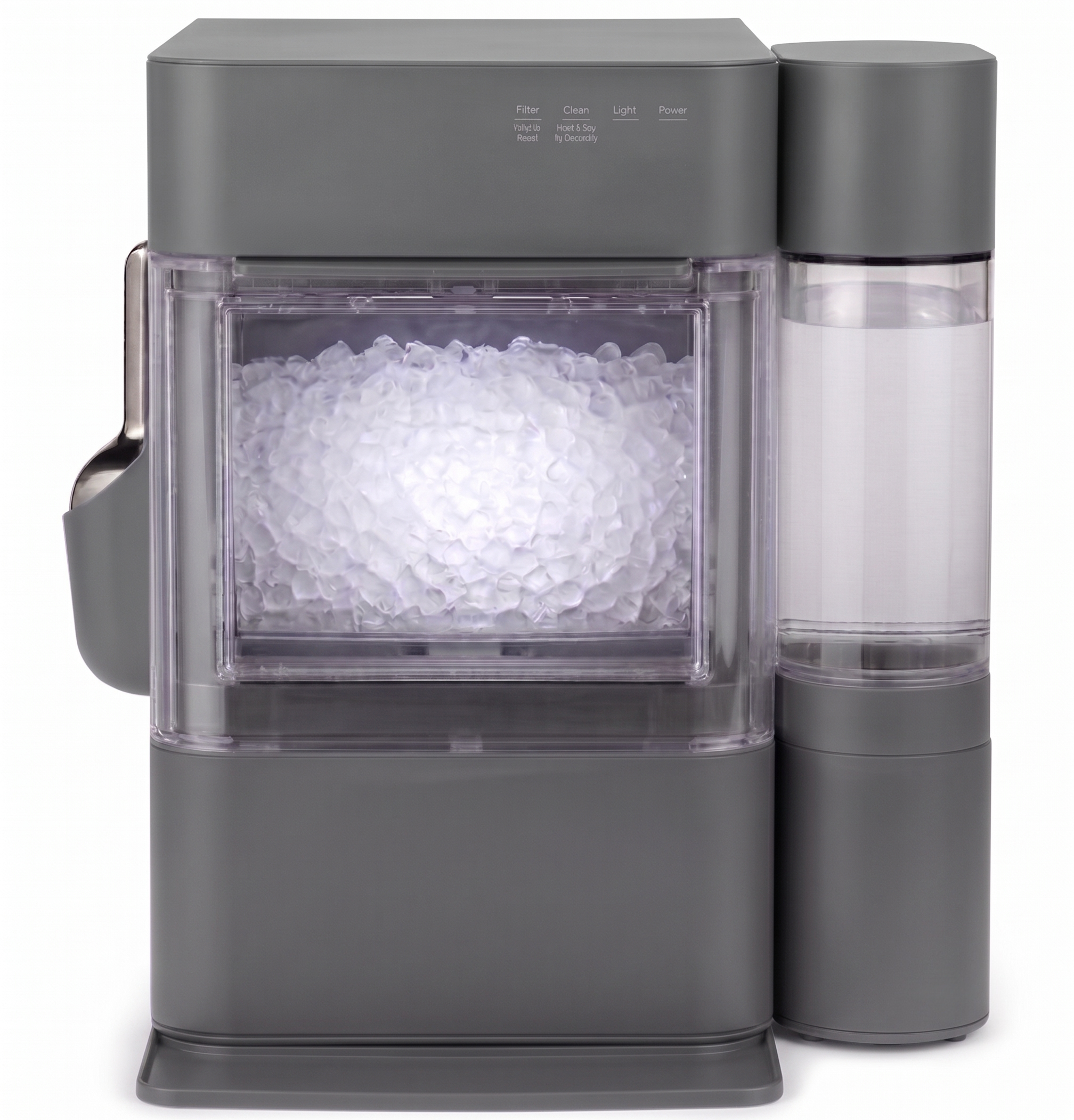 🔥Last Day Clearance🔥Ice Maker with Side Tank and Scale Inhibiting Filter