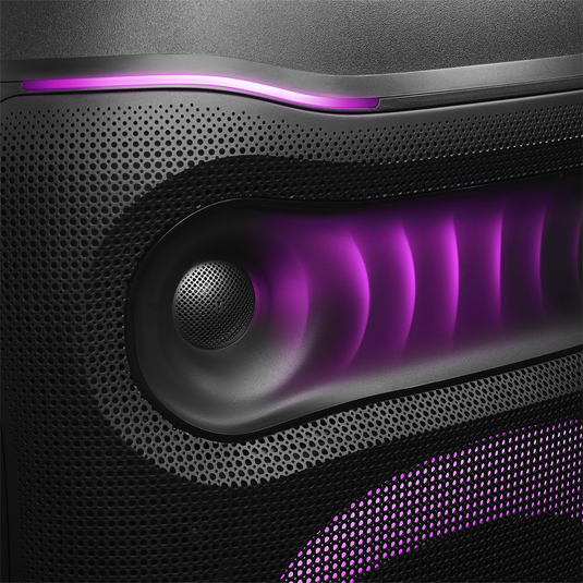 Ultimate Portable Party Speaker with Dual Wireless Microphones, Deep Bass & Dynamic RGB