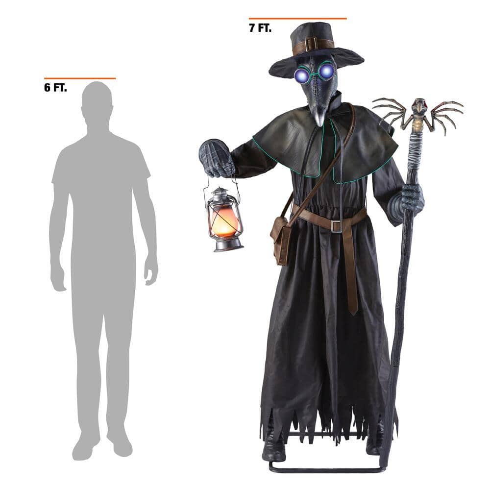 Animated LED Plague Doctor