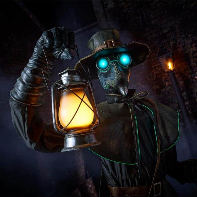Animated LED Plague Doctor