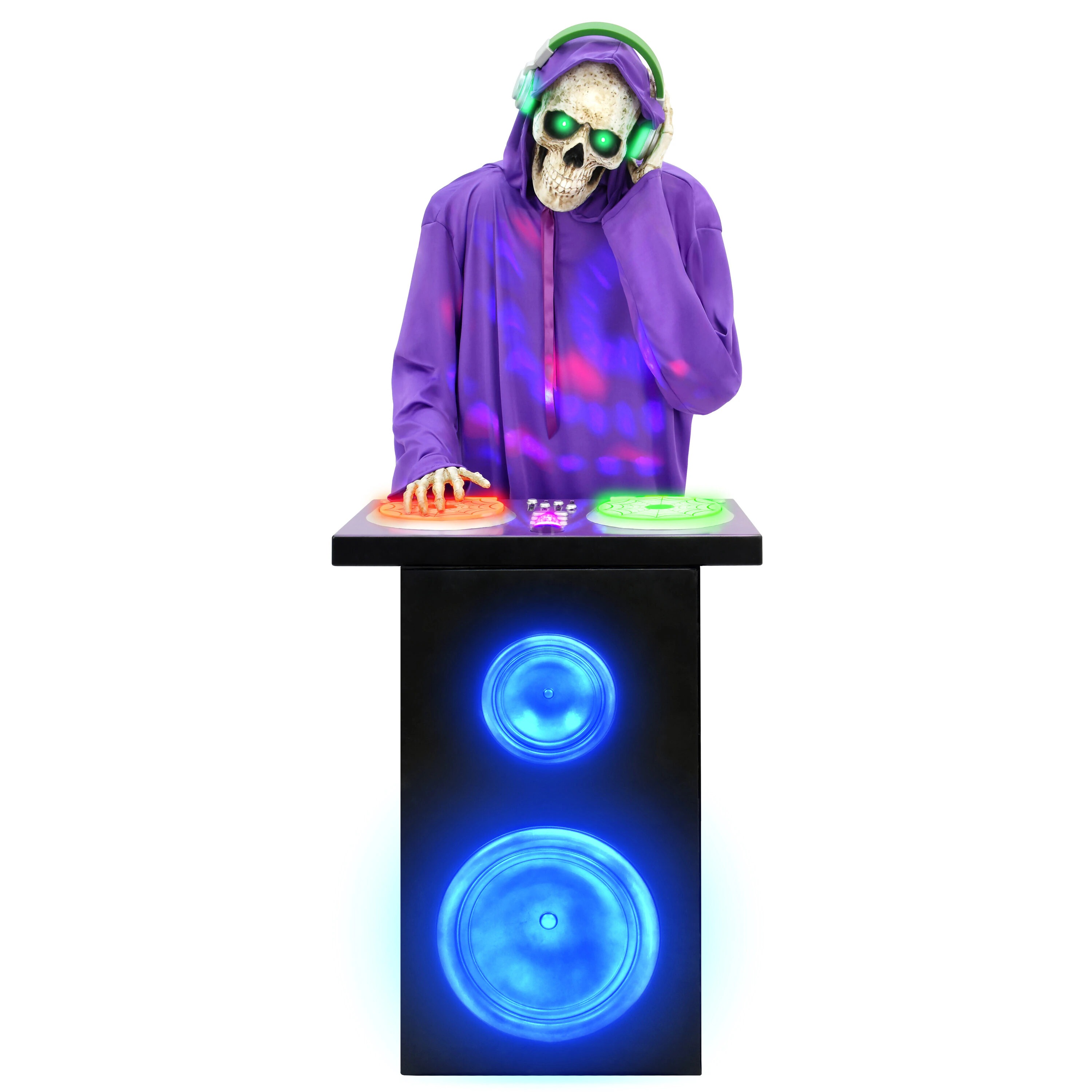 Freestanding Motion Activated Talking Lighted Skeleton Animatronic