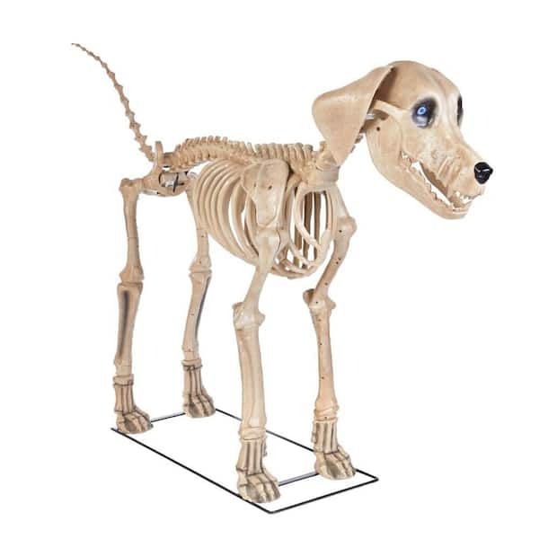 Long Grave & Bones Skelly's Dog with LifeEyes LCD Eyes