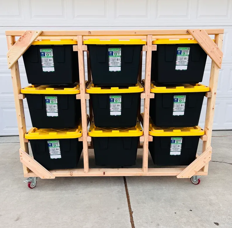 🔥Today's Online Clearance Specials ✨Mobile 27-Gal Storage Bin Kit (Includes Bins)