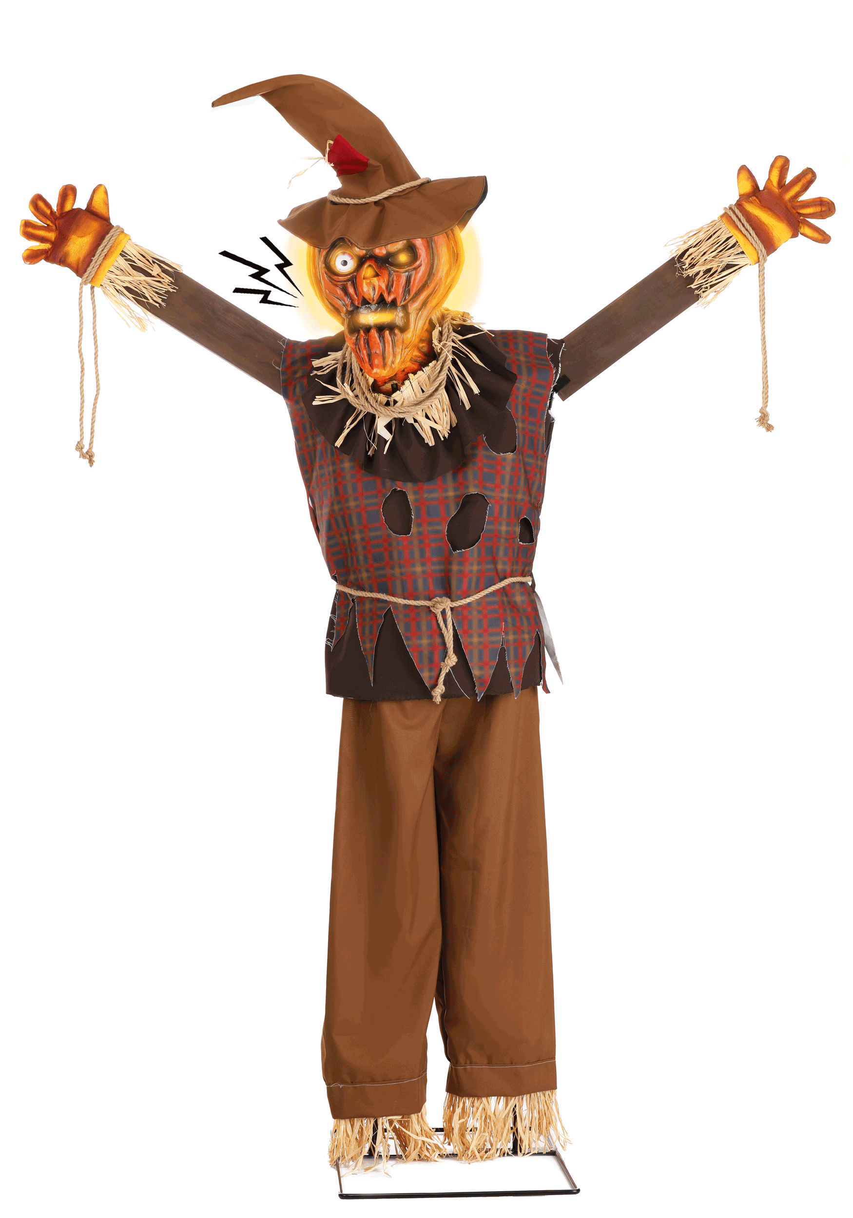 Pumpkin Scarecrow Animated Halloween Decoration