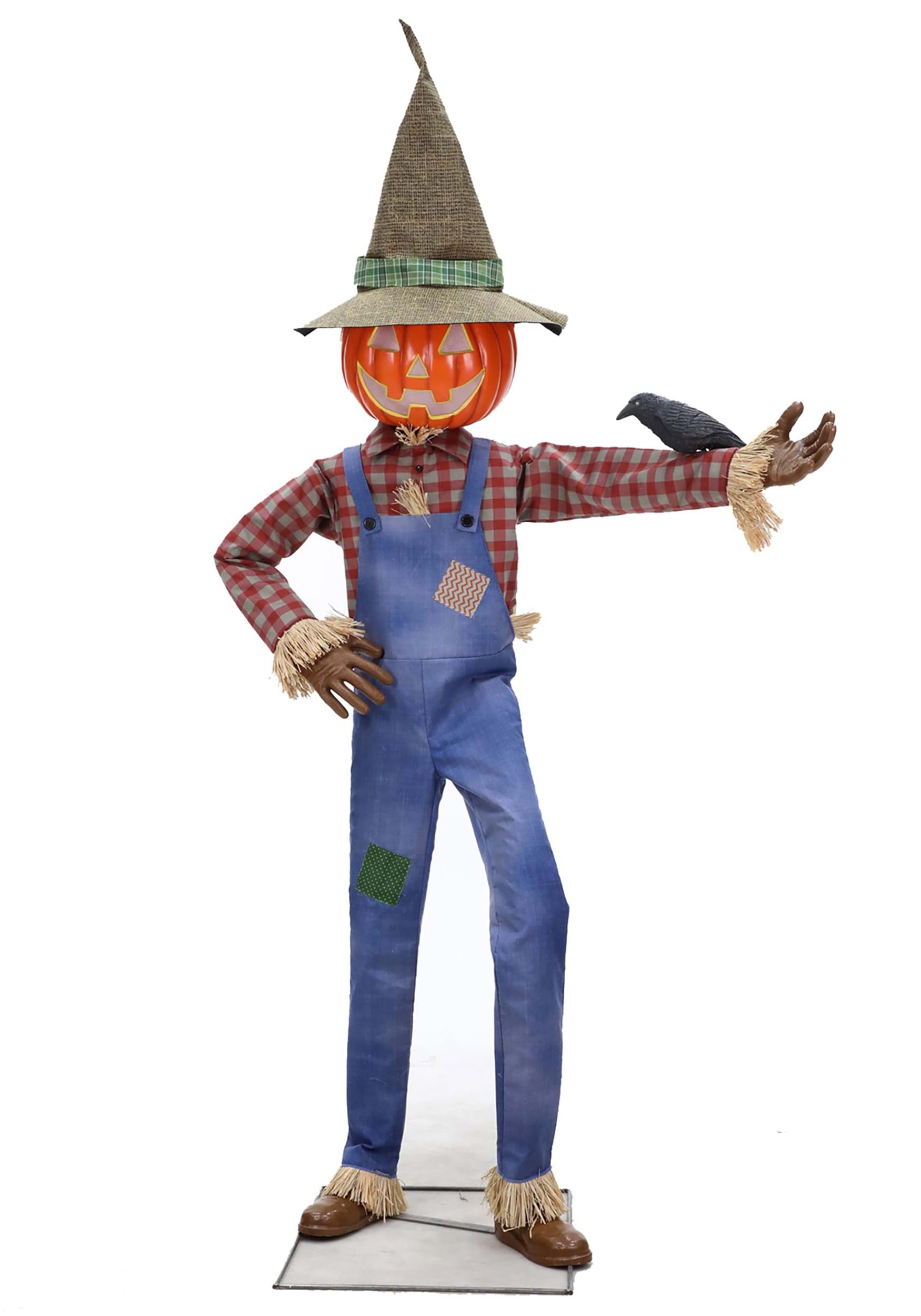 Animatronic Whimsical Scarecrow Halloween Decoration
