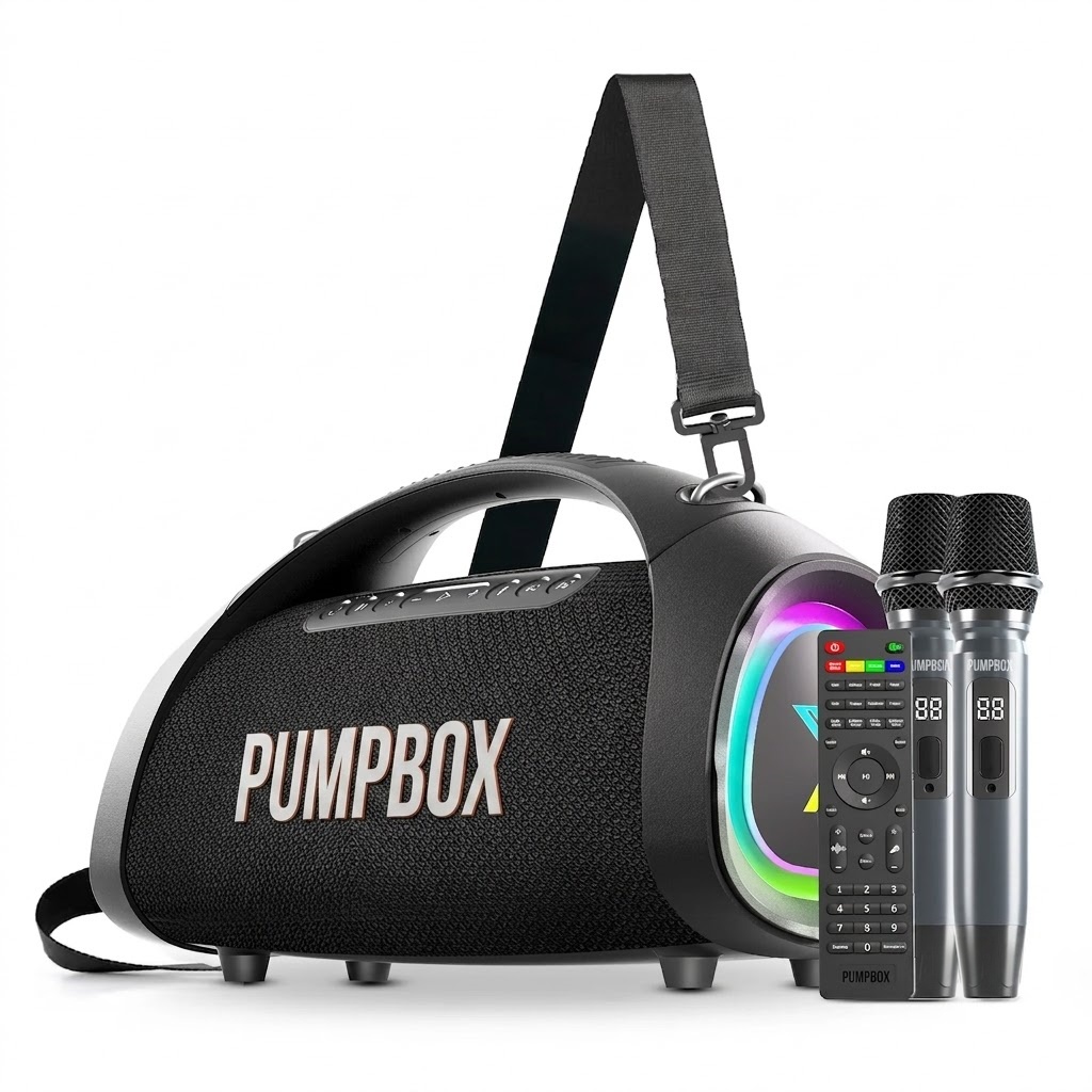 🔥Today's Special🔥Bluetooth Karaoke Speaker with 2 Wireless Microphones