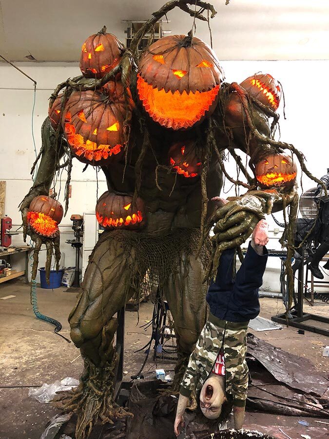 🎃2026 Halloween Giant Pumpkin Monster and Child