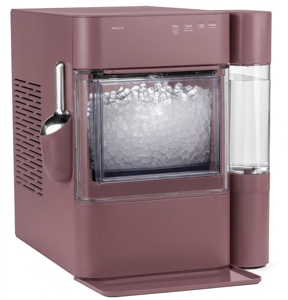 🔥Last Day Clearance🔥Ice Maker with Side Tank and Scale Inhibiting Filter