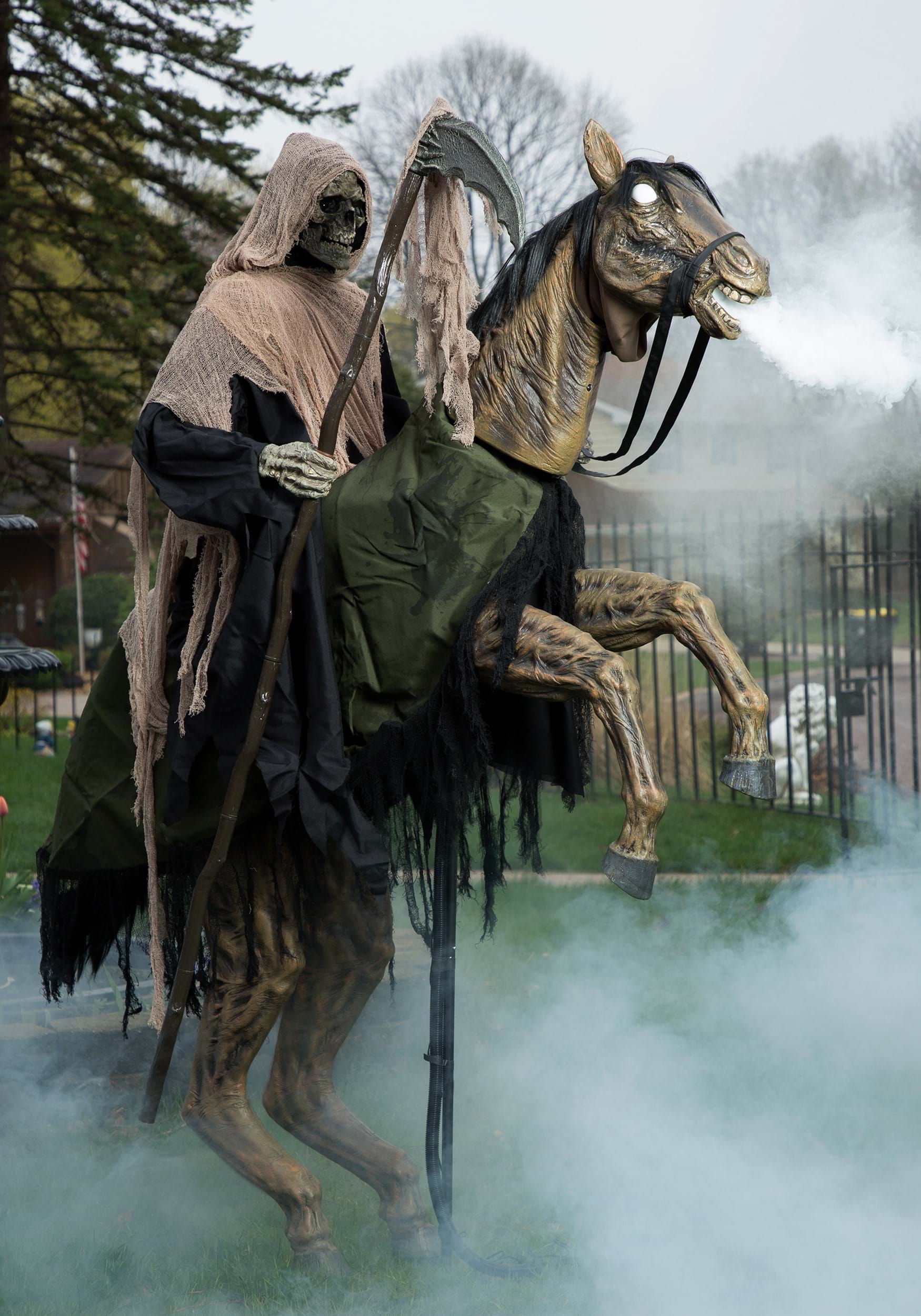 Reaper's Ride Animatronic Halloween Decoration