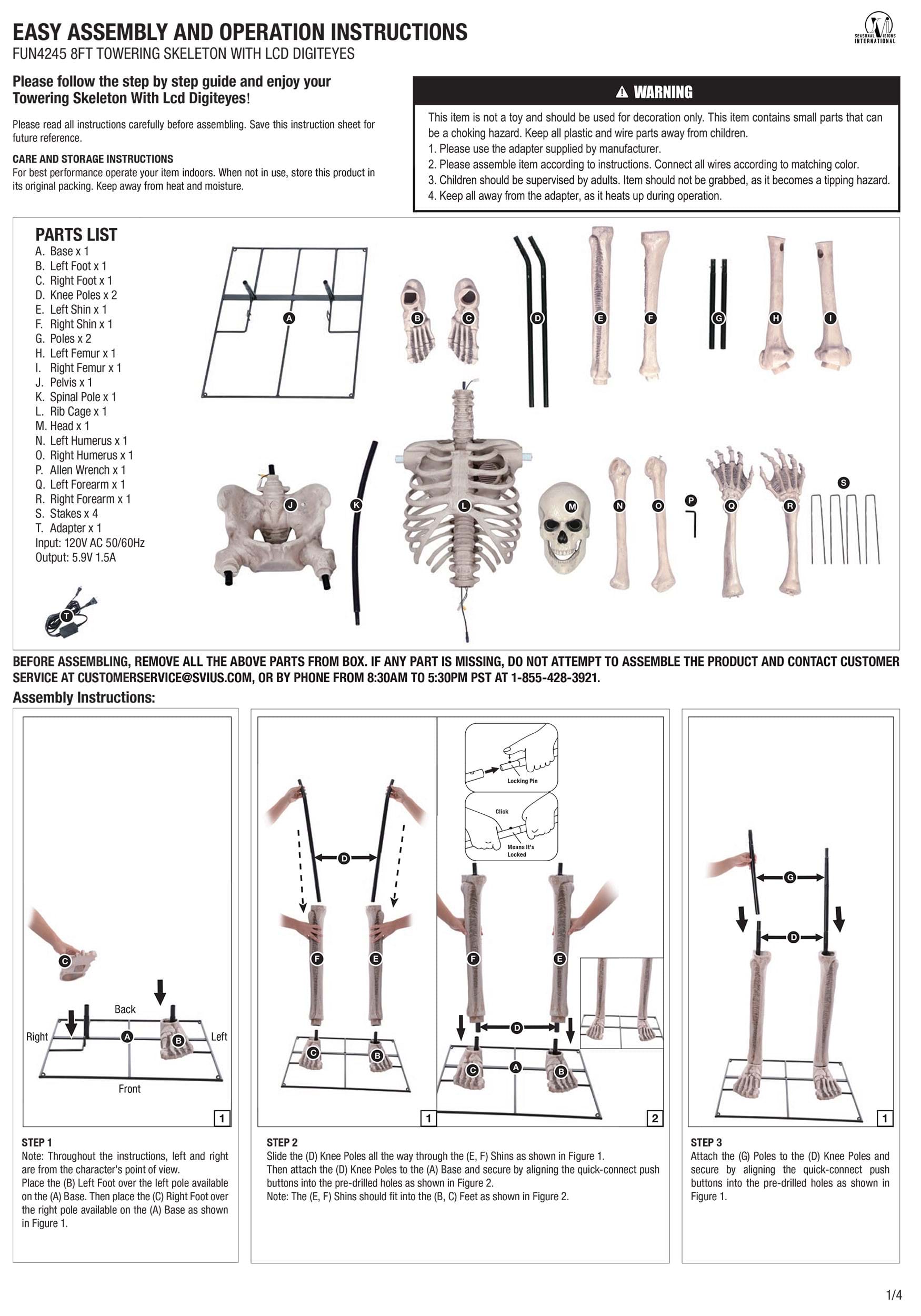 Skeleton Decoration