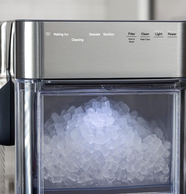 🔥Last Day Clearance🔥Ice Maker with Side Tank and Scale Inhibiting Filter