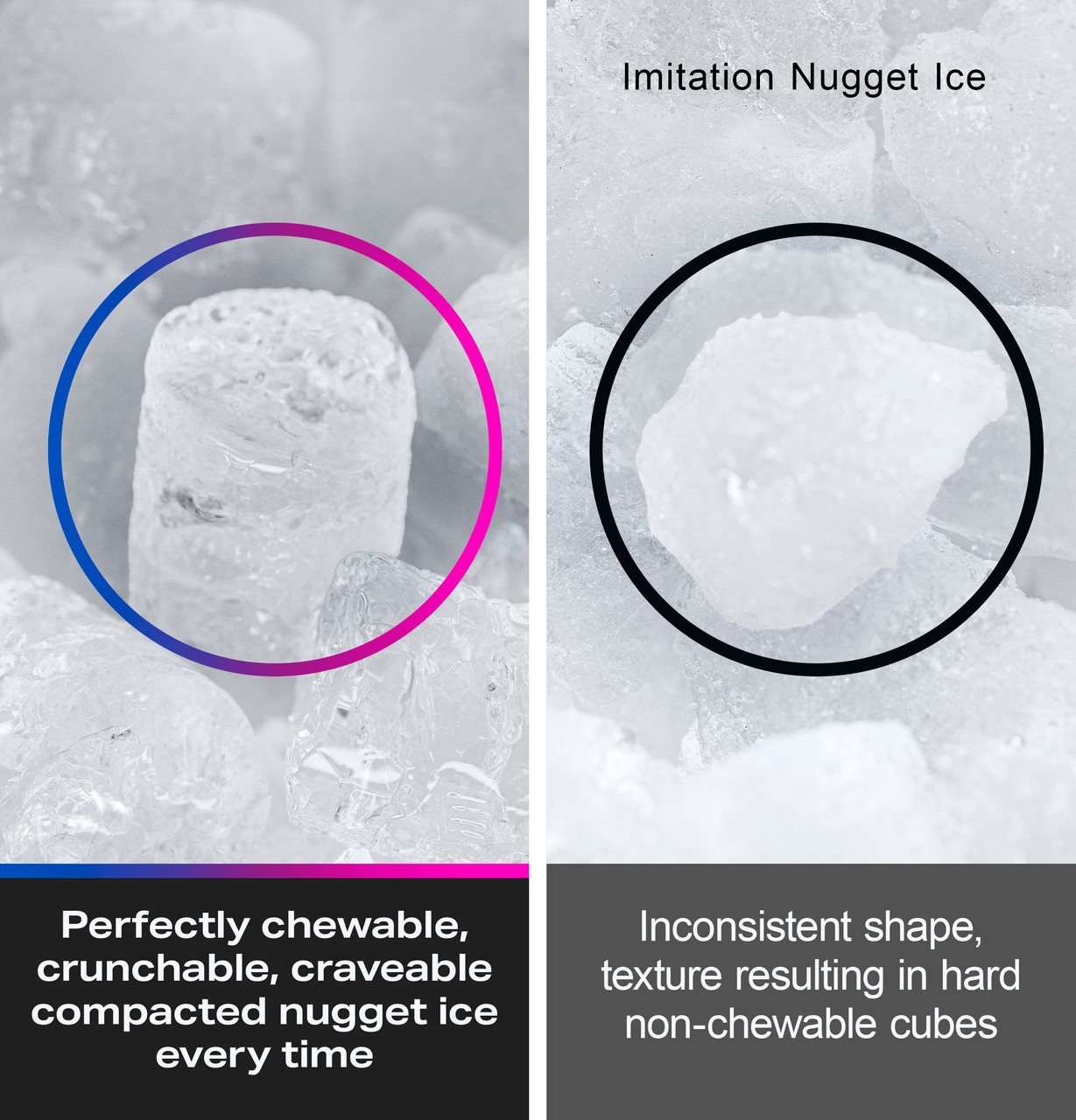 🔥Last Day Clearance🔥Ice Maker with Side Tank and Scale Inhibiting Filter