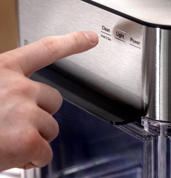 🔥Last Day Clearance🔥Ice Maker with Side Tank and Scale Inhibiting Filter