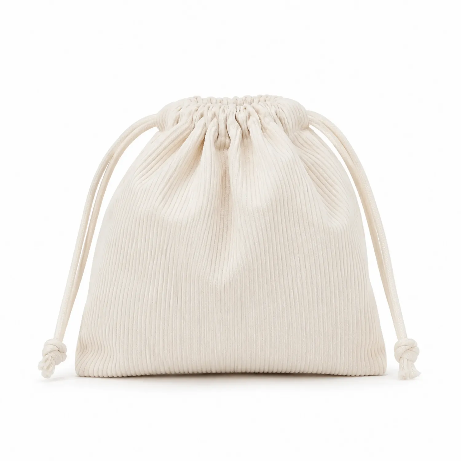 Pochette à cordon blanc