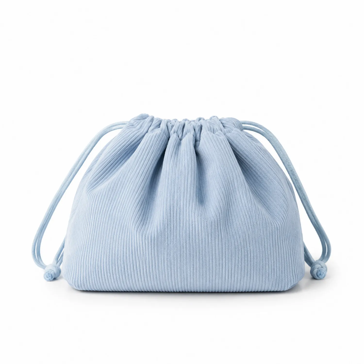 Pochette à cordon bleu clair élégante