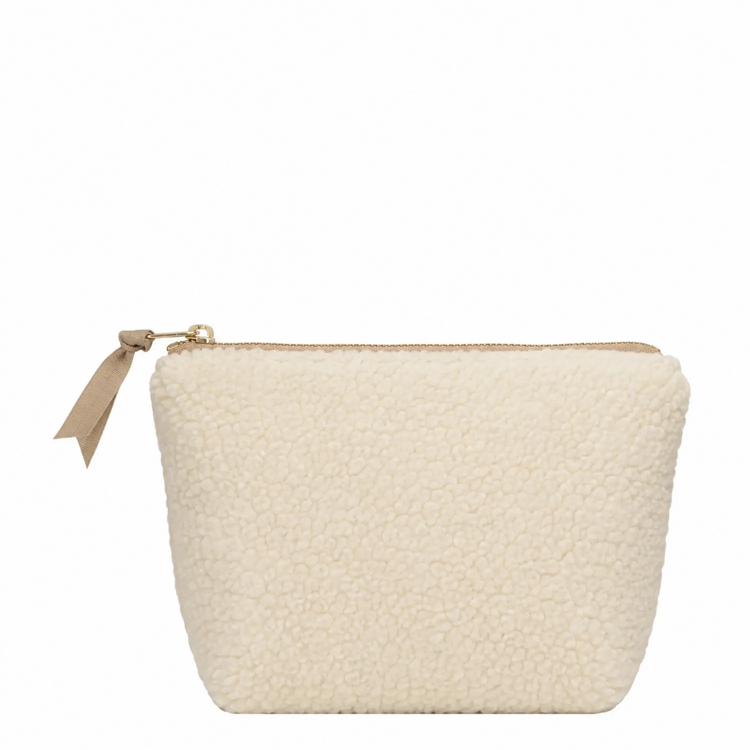 Trousse de Toilette en Imita Doublure Crème Élégante