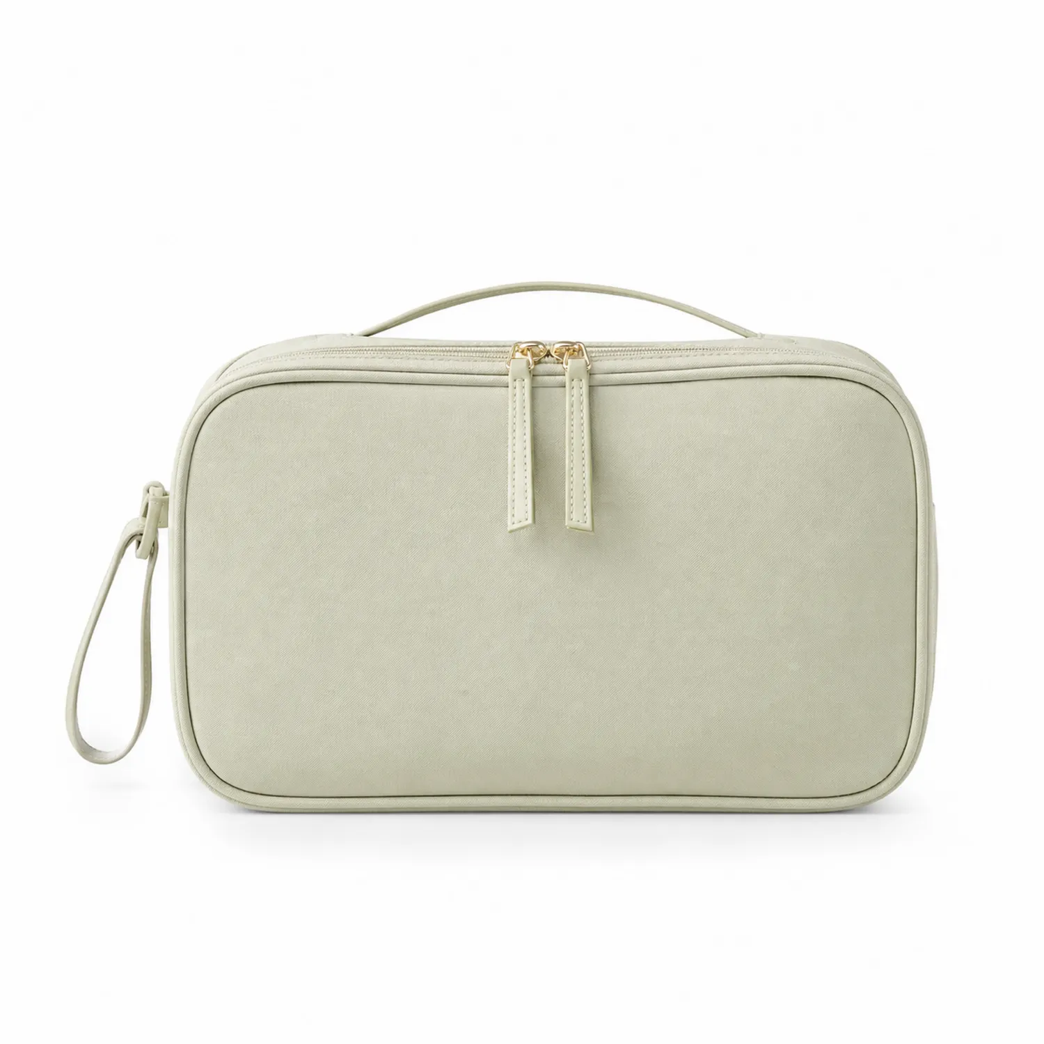 Trousse de Maquillage Rectangulaire Vert Clair