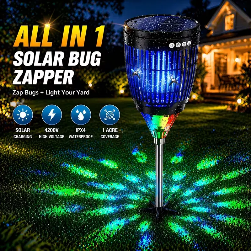 🔥Limited To 49 Units Only €29.99🔥Clearaout Solar Bug Zapper Outdoor