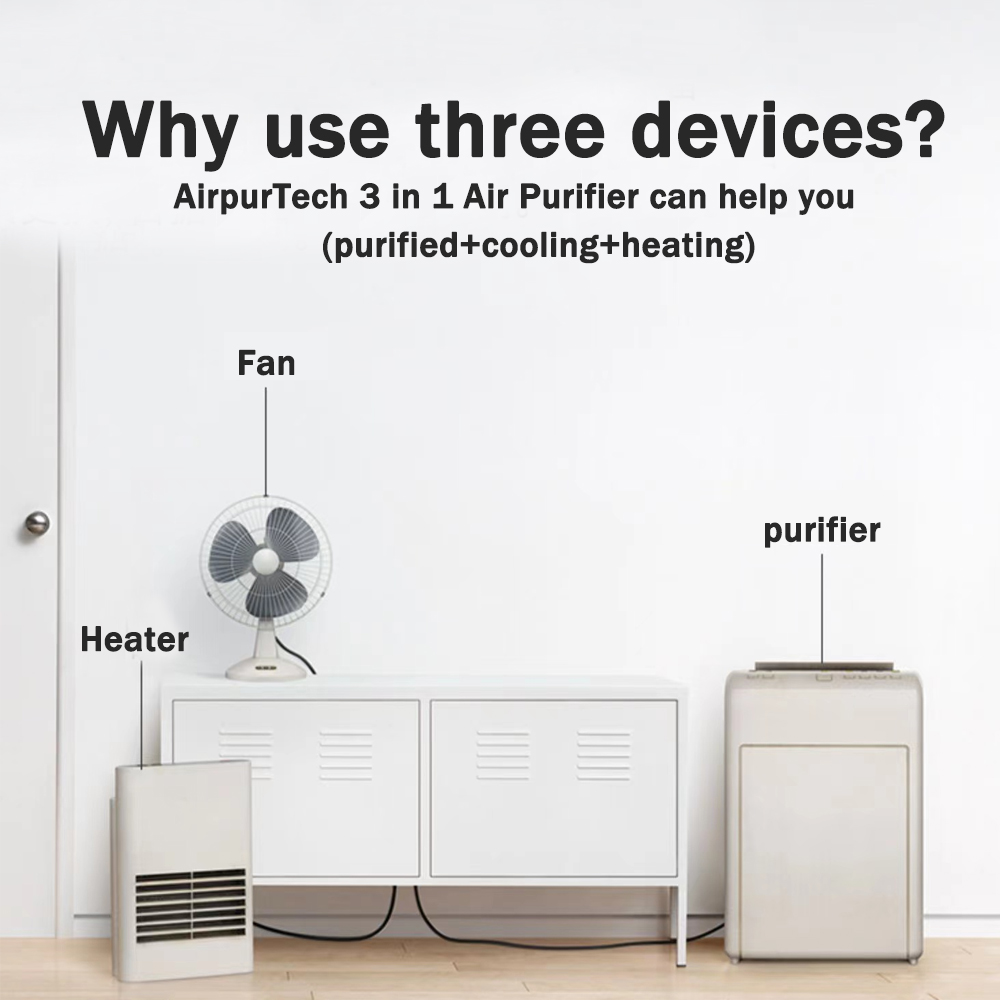 Purificatore d'aria Airpurcare 3 in 1