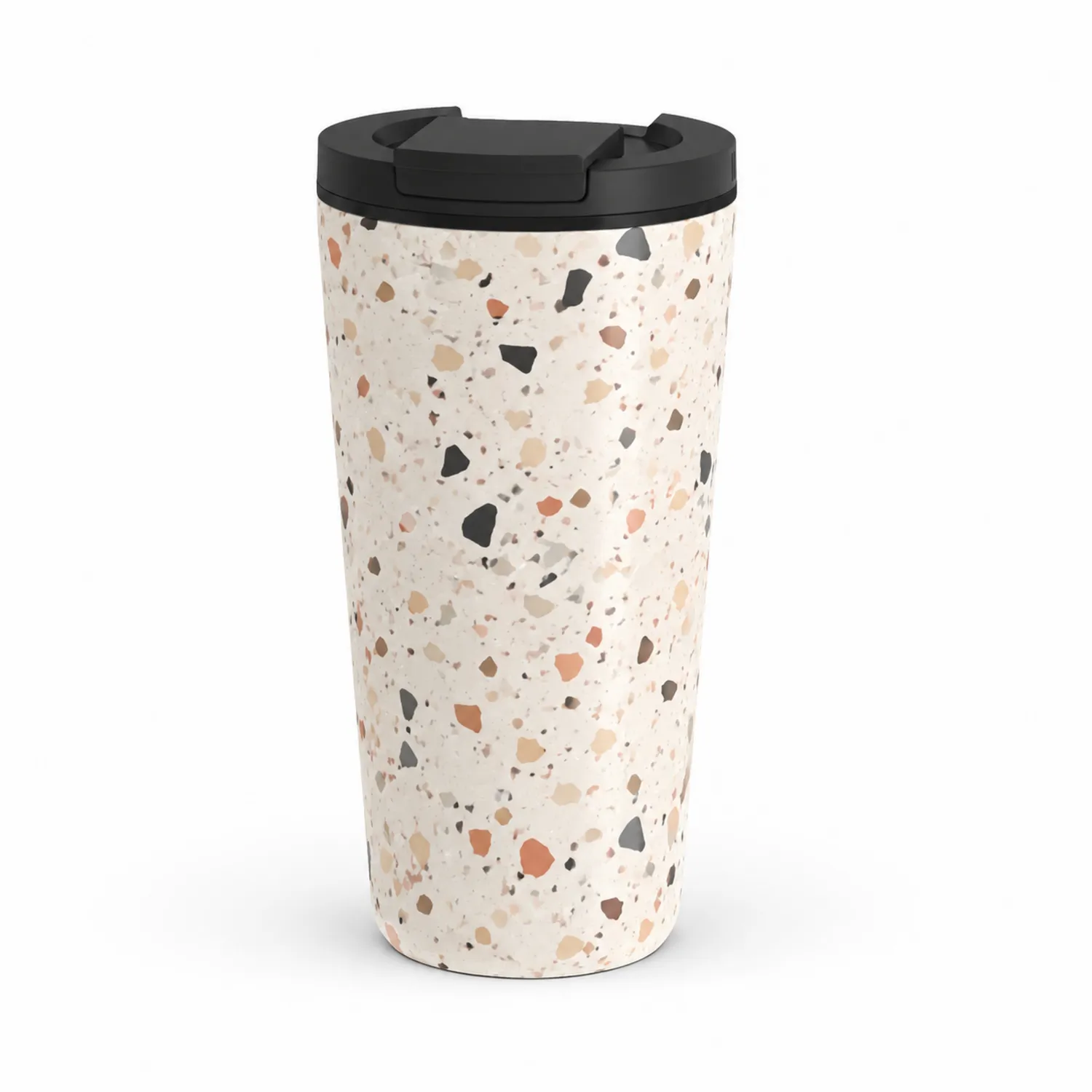 Thermobecher 450ml Terrazzo-Muster auslaufsicher-Dwelluroa