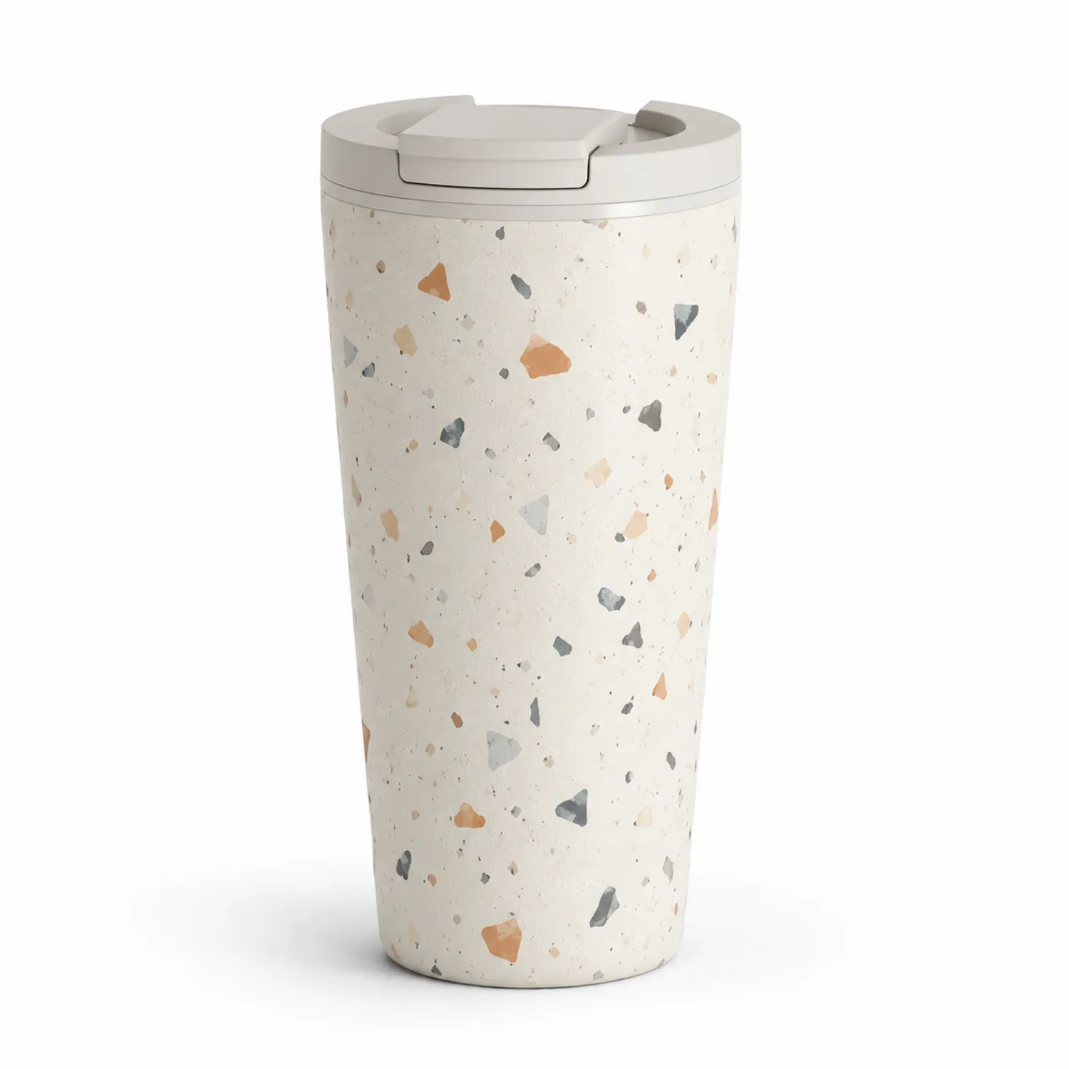 Isolierbecher 500ml Terrazzo-Design Beige-Dwelluroa