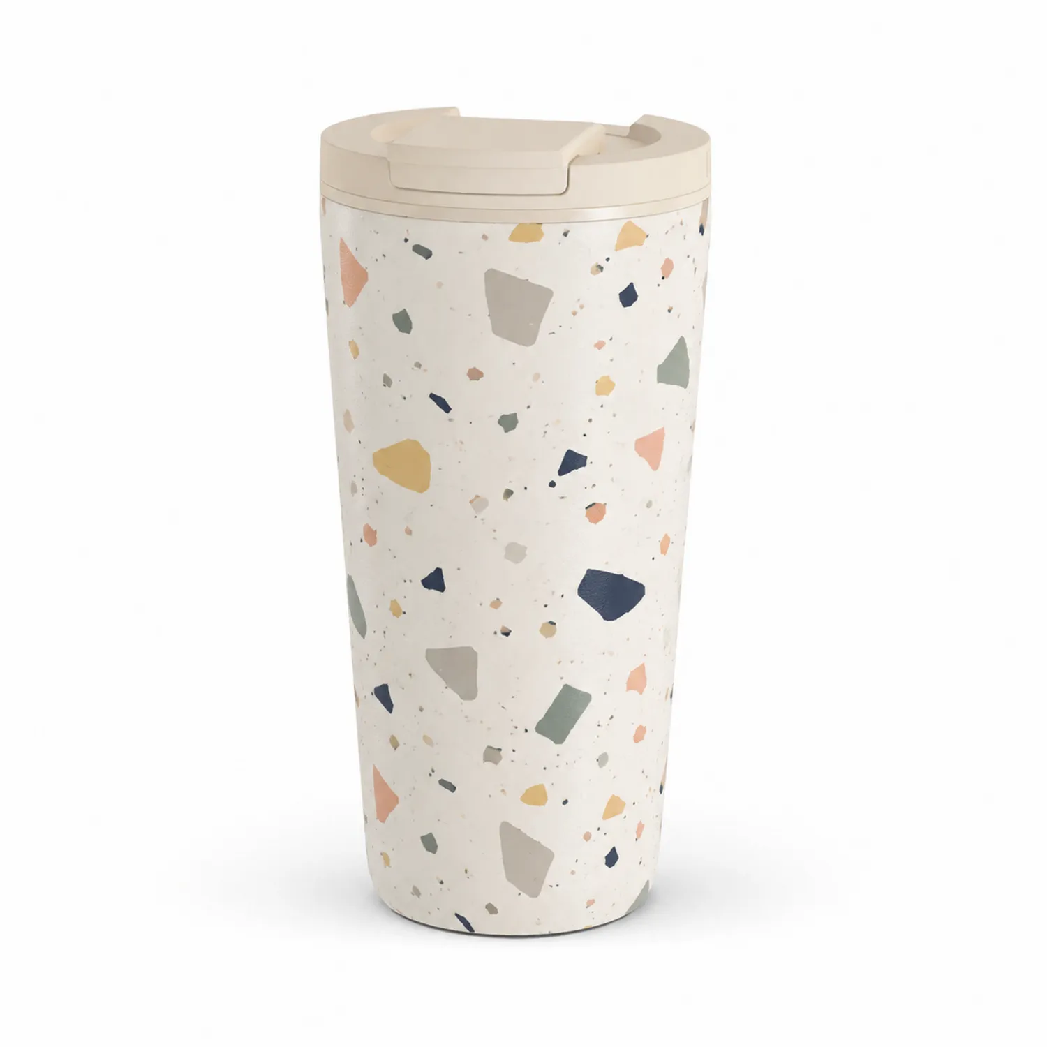 Thermobecher mit Terrazzo-Muster, Mehrfarbig, 400 ml-Dwelluroa