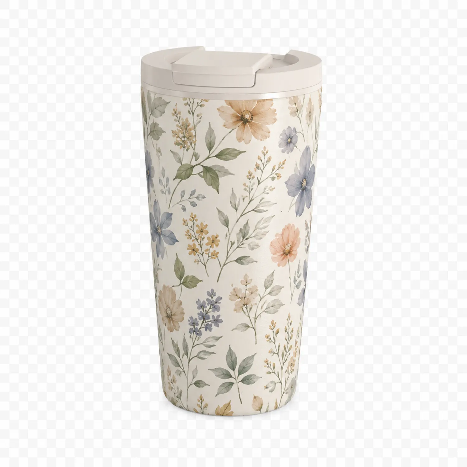 Thermobecher mit Blumenmuster, 330ml, Mehrfarbig-Dwelluroa