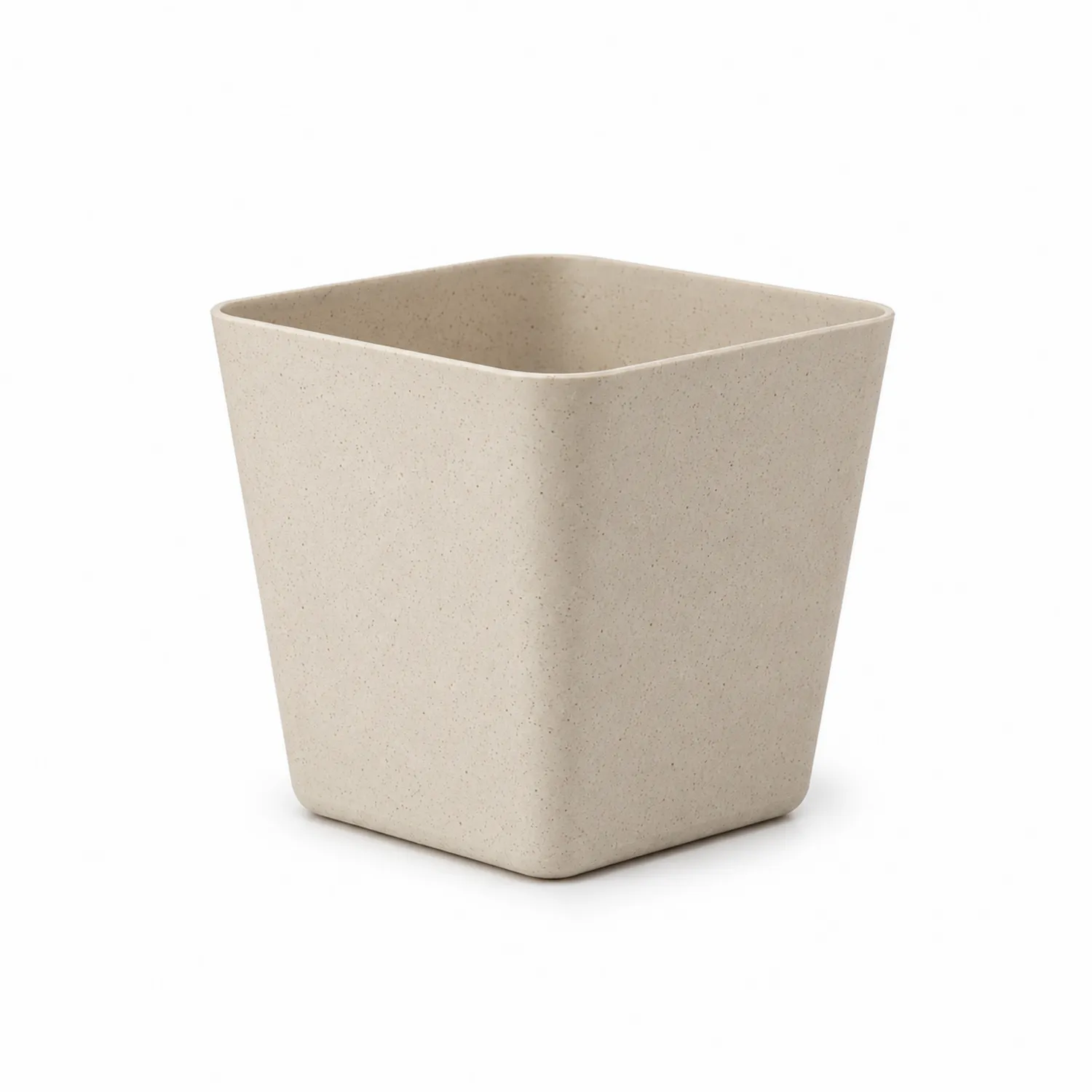 Vaso Quadrato Beige per Piante da Interno ed Esterno-velnordia