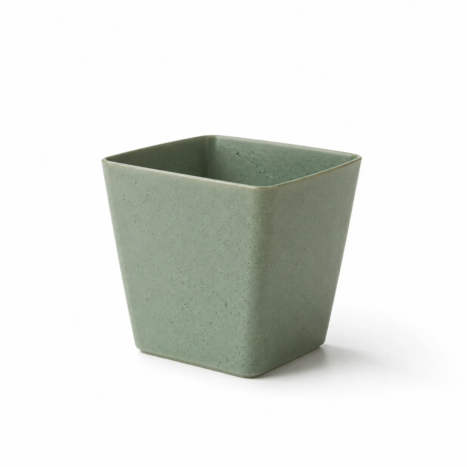 Vaso Quadrato Verde Elegante per Piante-velnordia