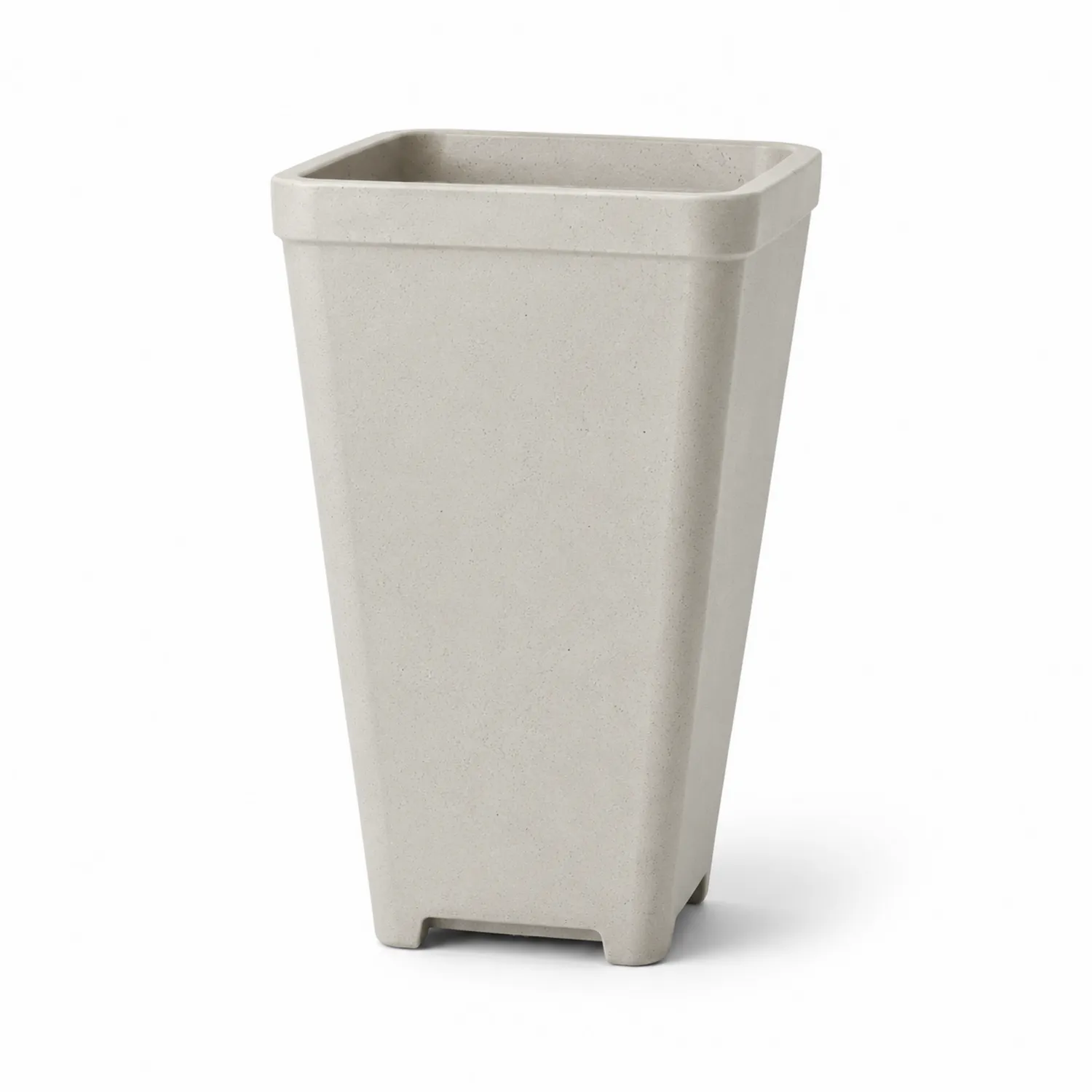 Vaso Alto Quadrato in Grigio-velnordia