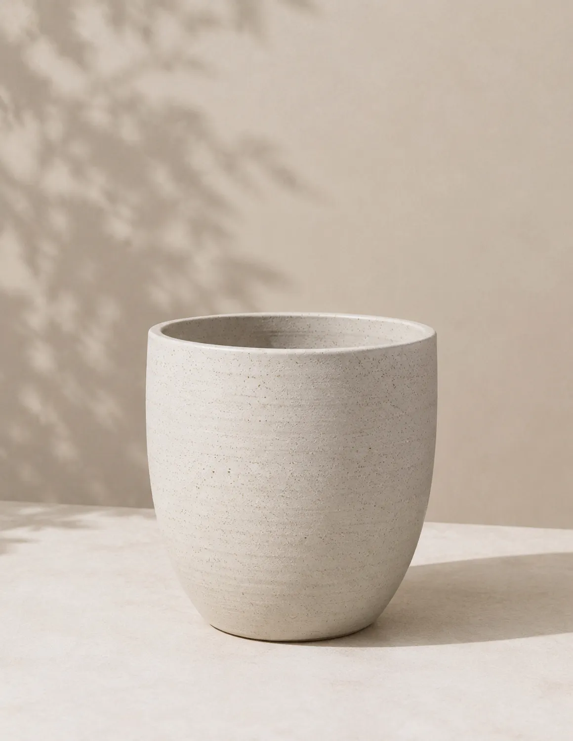 Vaso da Fiori Beige in Ceramica-velnordia