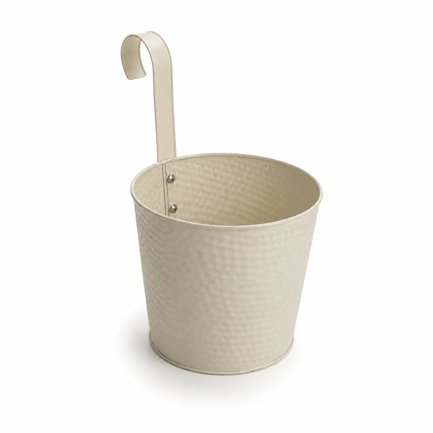 Portavaso Appendibile in Metallo Crema-velnordia