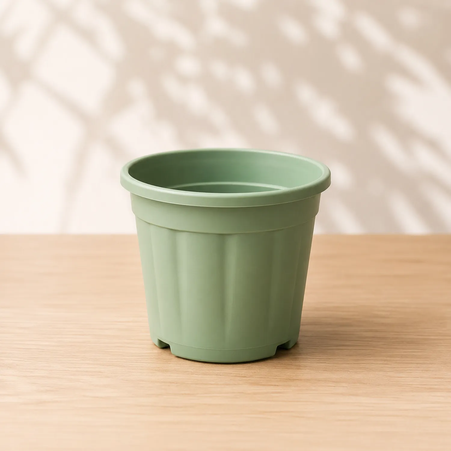 Vaso Rotondo per Piante in Verde Pastello-velnordia